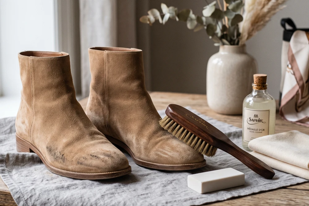 Як почистити замшеве взуття без псування матеріалу